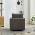 Modern Chenille Swivel Accent Chair, Set of 1