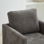 Modern Chenille Swivel Accent Chair, Set of 1