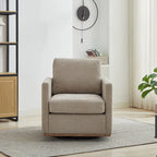 Modern Chenille Swivel Accent Chair, Set of 1