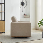 Modern Chenille Swivel Accent Chair, Set of 1