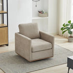 Modern Chenille Swivel Accent Chair, Set of 1