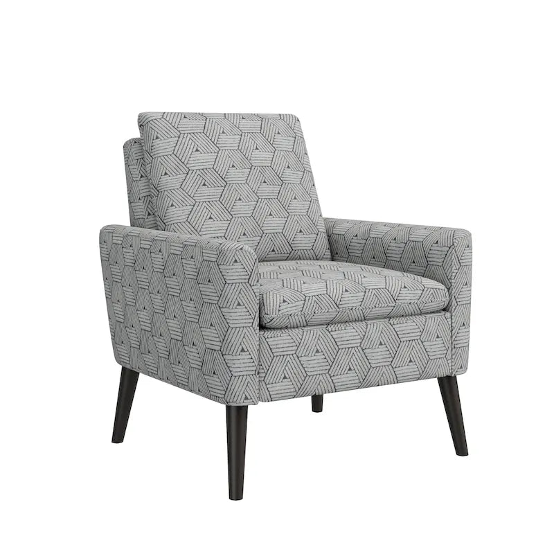Sillón decorativo Allyson moderno de mediados de siglo para espacios pequeños