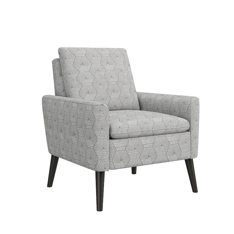 Sillón decorativo Allyson moderno de mediados de siglo para espacios pequeños