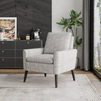Allyson Mid-Century Modern Small Space Accent Armchair