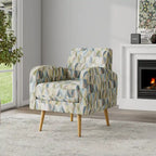 Allyson Mid-Century Modern Small Space Accent Armchair