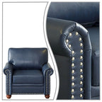 Vintage Elegant PU Upholstered Armchair, For Indoor Use