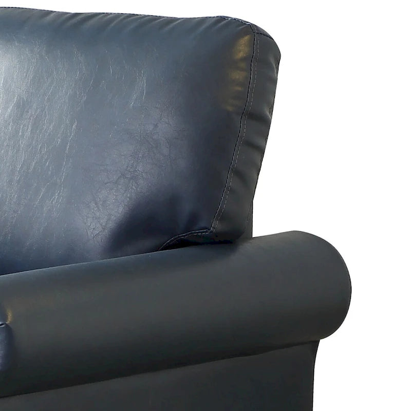Vintage Elegant PU Upholstered Armchair, For Indoor Use