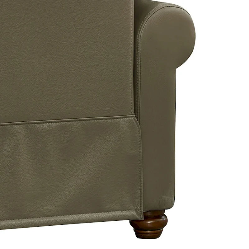 Vintage Elegant PU Upholstered Armchair, For Indoor Use