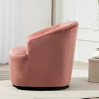 Modern Velvet Upholstered Swivel Accent Chair