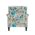 Herve Traditional Rolled Arm Accent Chair with Pewter Nailheads