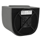 Poltrone girevoli imbottite d’arredo con finiture a borchie, set da 2