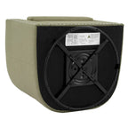 Poltrone girevoli imbottite d’arredo con finiture a borchie, set da 2